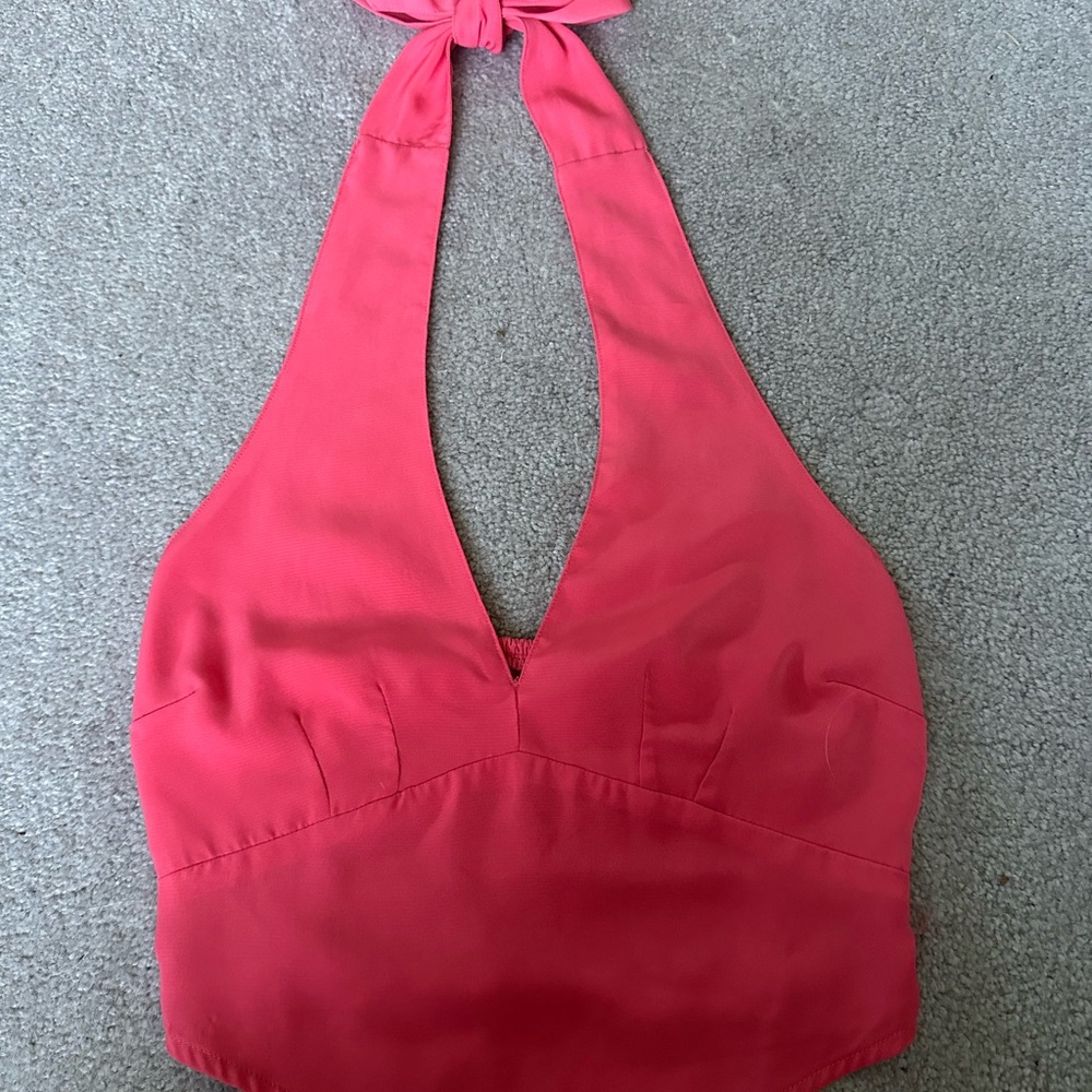 Abercrombie & Fitch Textured Pink Top